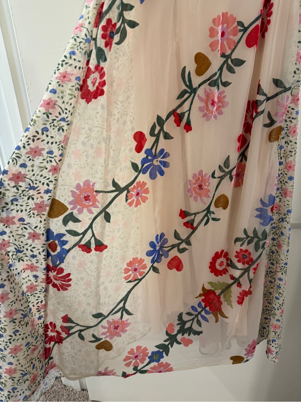 Free People Falling Petals Velvet Maxi Dress - Picture 6 of 10